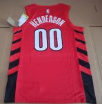 NBA 00 Henderson Blazers 22-23 statement Maillot Rouge